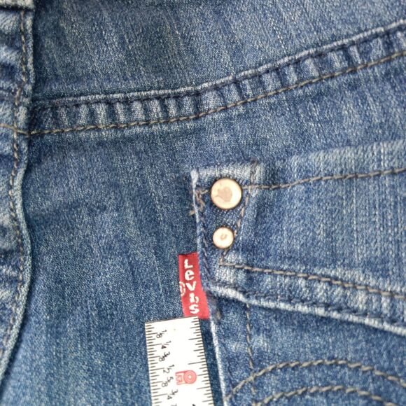 Levis 526 Jeans Womens 8 Medium Blue Slender Boot Bootcut Stretch Denim Classic - Picture 14 of 16